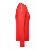 Damen Ladies' Sports Shirt Long-Sleeved RCS Bright-red 10240