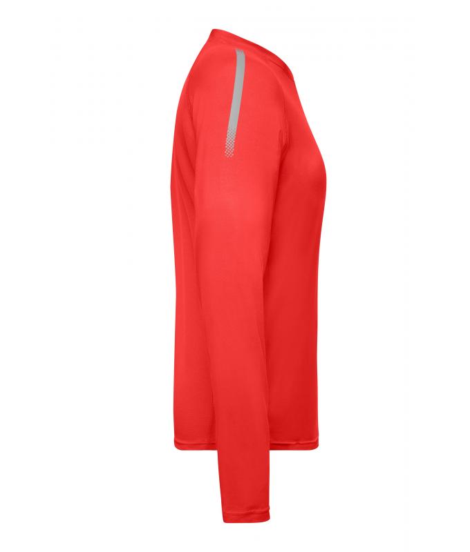 Damen Ladies' Sports Shirt Long-Sleeved RCS Bright-red 10240