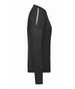 Dames Ladies' Sports Shirt Long-Sleeved RCS Zwart 10240