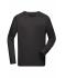 Men Men's Sports Shirt Long-Sleeved Black 10241