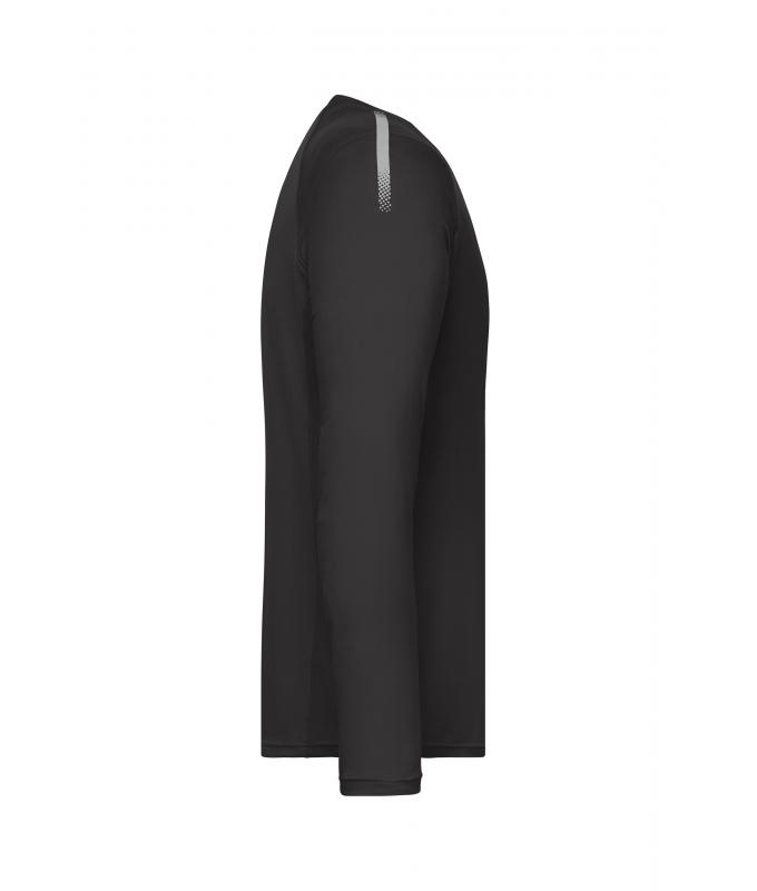 Men Men's Sports Shirt Long-Sleeved RCS Black 10241