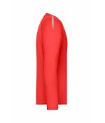 Herren Men's Sports Shirt Long-Sleeved RCS Bright-red 10241