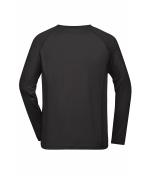 Herren Men's Sports Shirt Long-Sleeved RCS Black 10241