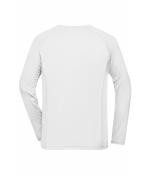 Herren Men's Sports Shirt Long-Sleeved RCS White 10241