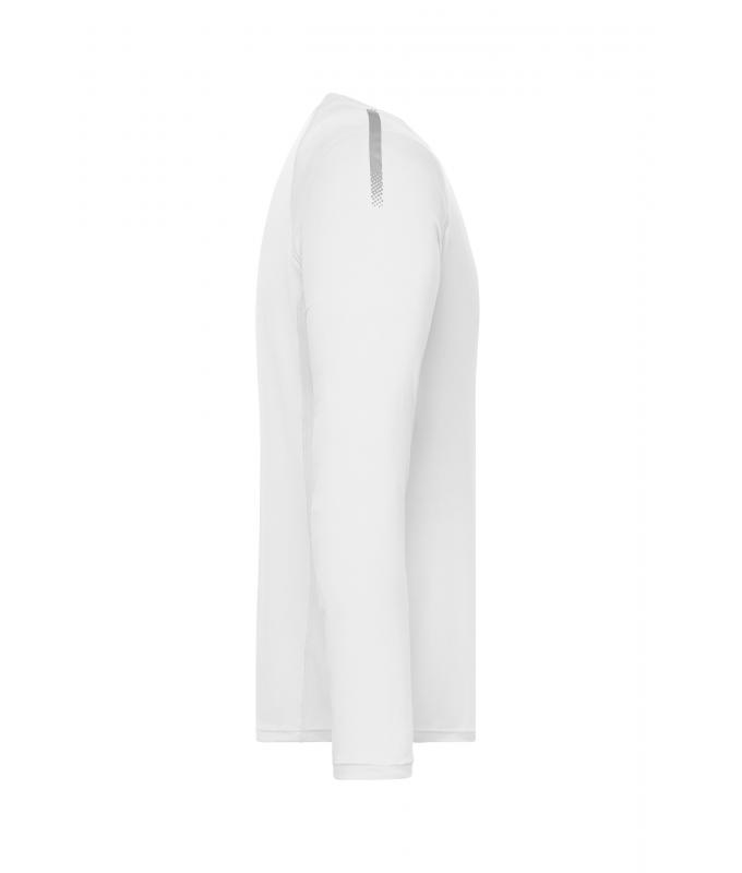 Men Men's Sports Shirt Long-Sleeved RCS White 10241