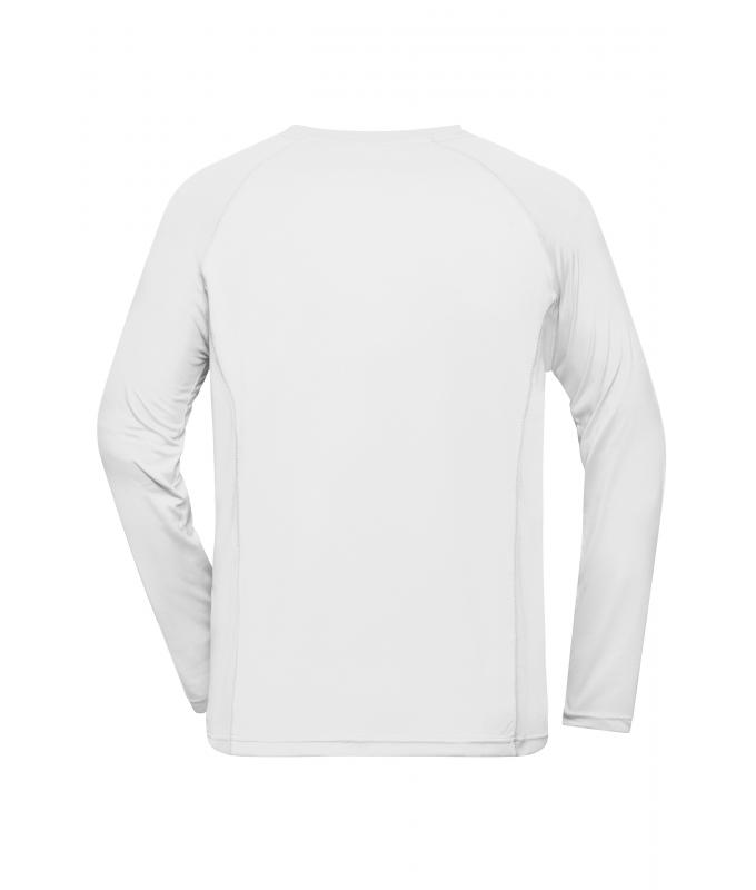 Men Men's Sports Shirt Long-Sleeved RCS White 10241