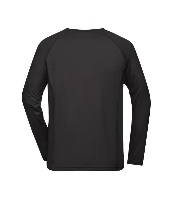Heren Men's Sports Shirt Long-Sleeved RCS Zwart 10241