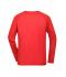 Men Men's Sports Shirt Long-Sleeved Bright-red 10241