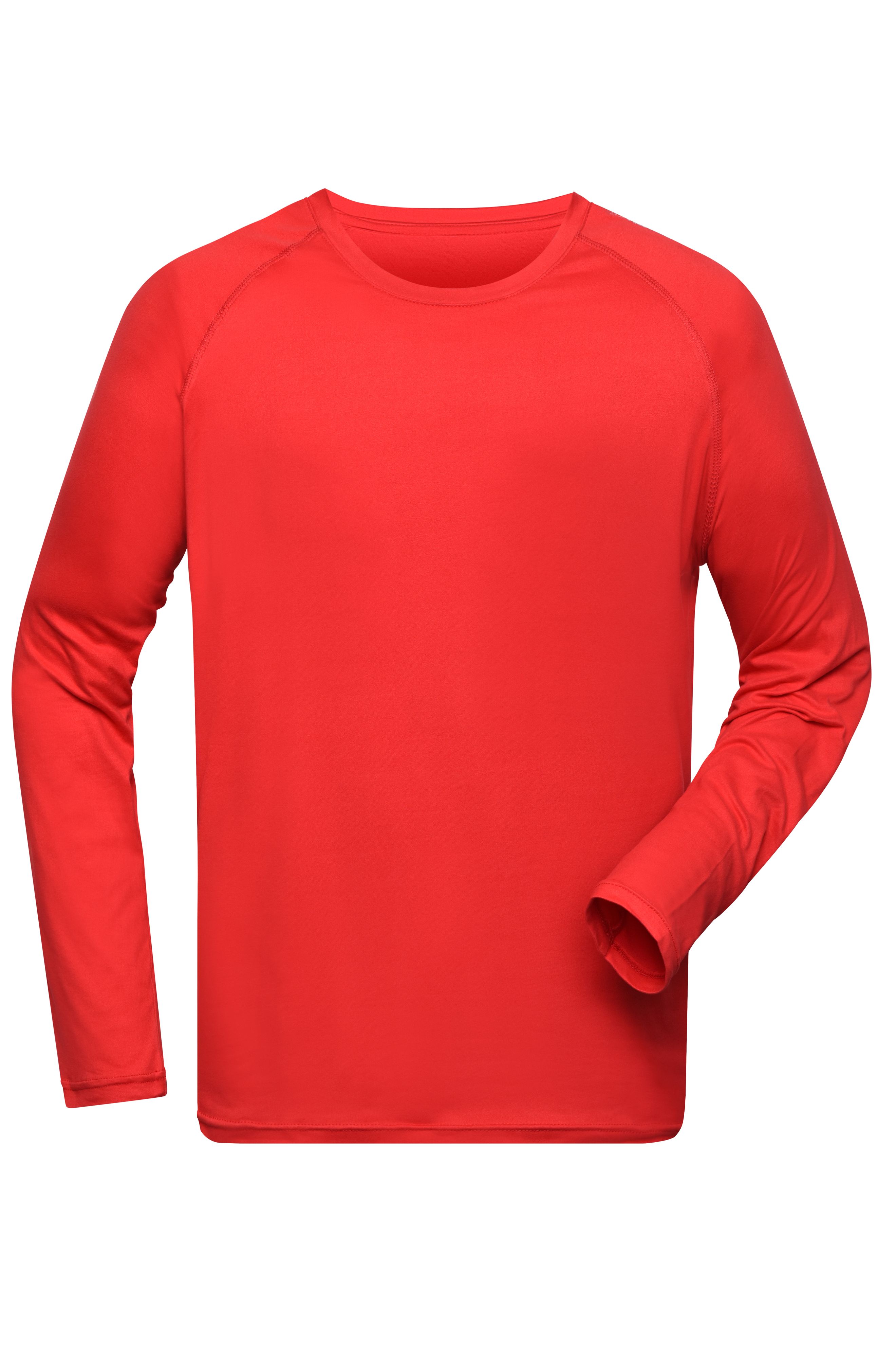 Men Men's Sports Shirt LongSleeved BrightredDaiber