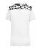Ladies Ladies' Sports Shirt White/black-printed 10242
