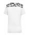 Dames Ladies' Sports Shirt Wit/zwart-grijs-bedrukt 10242