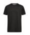 Herren Men's Sports Shirt Black/black-printed 10243