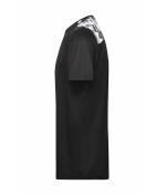 Heren Men's Sports Shirt Zwart/zwart-grijs-bedrukt 10243