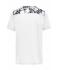 Homme T-shirt sport homme Blanc/imprimé-en-noir 10243