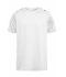 Homme T-shirt sport homme Blanc/imprimé-en-noir 10243