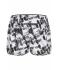 Damen Ladies' Sports Shorts Black-printed 10244