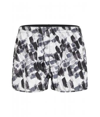 Damen Ladies' Sports Shorts Black-printed 10244