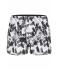 Damen Ladies' Sports Shorts Black-printed 10244