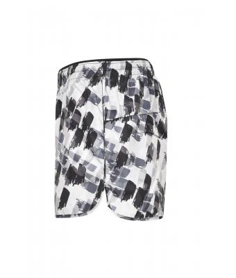 Dames Ladies' Sports Shorts Zwart-grijs-bedrukt 10244