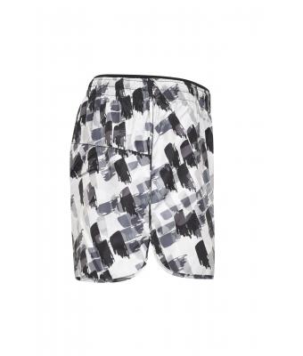 Dames Ladies' Sports Shorts Zwart-grijs-bedrukt 10244