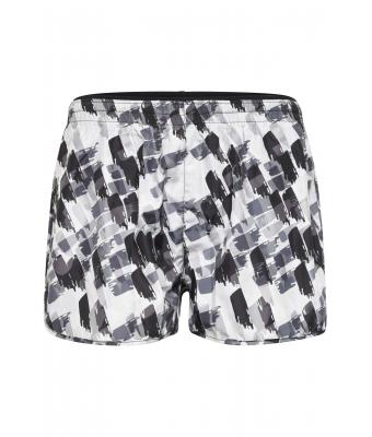 Dames Ladies' Sports Shorts Zwart-grijs-bedrukt 10244