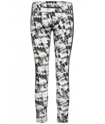 Femme Collants de sport femme Imprimé-en-noir/noir 10246