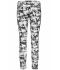 Dames Ladies' Sports Tights Zwart-grijs-bedrukt/zwart 10246