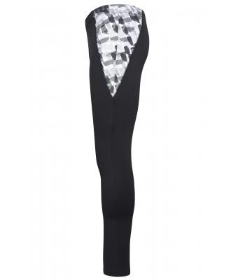Men Men's Sports Tights Black/black-printed 10247