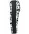 Dames Ladies' Sports 3/4 Tights Zwart-grijs-bedrukt/zwart 10248