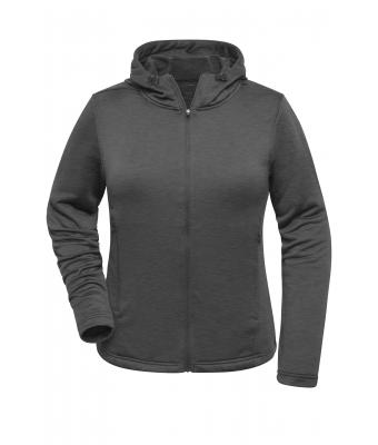 Ladies Ladies' Sports Zip Hoody   GRS Dark-melange 10249