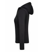 Ladies Ladies' Sports Zip Hoody Black 10249