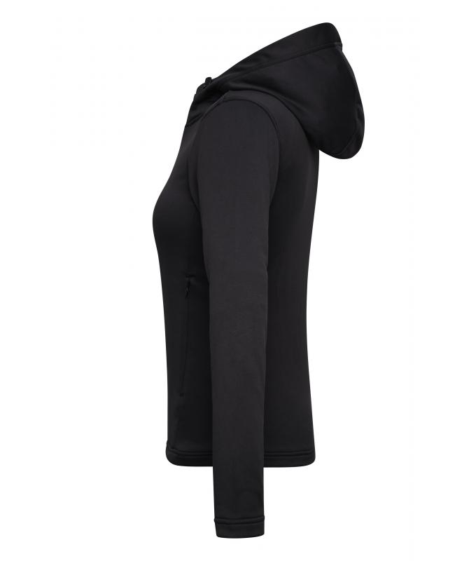 Ladies Ladies' Sports Zip Hoody Black 10249