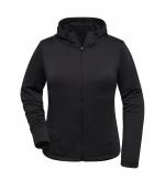 Ladies Ladies' Sports Zip Hoody Black 10249