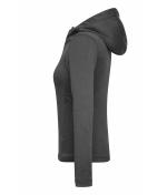 Ladies Ladies' Sports Zip Hoody Dark-melange 10249