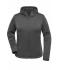 Dames Ladies' Sports Zip Hoody Donker-melange 10249