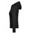 Dames Ladies' Sports Zip Hoody Zwart 10249