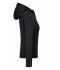 Dames Ladies' Sports Zip Hoody Zwart 10249