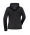 Dames Ladies' Sports Zip Hoody Zwart 10249