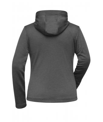 Femme Sweat à capuche sport zippé femme   GRS Mélange-foncé 10249