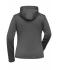 Femme Sweat à capuche sport zippé femme Mélange-foncé 10249