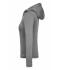 Femme Sweat à capuche sport zippé femme Mélange-clair 10249