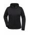 Femme Sweat à capuche sport zippé femme Noir 10249