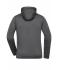 Herren Men's Sports Zip Hoody Dark-melange 10250