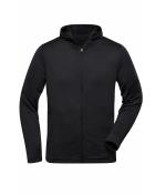 Men Men's Sports Zip Hoody Black 10250