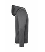 Men Men's Sports Zip Hoody Dark-melange 10250