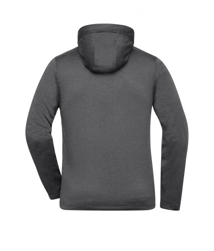 Men Men's Sports Zip Hoody Dark-melange 10250