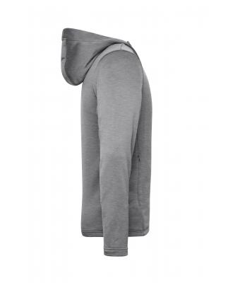Heren Men's Sports Zip Hoody Licht melange 10250