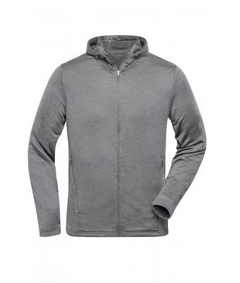 Heren Men's Sports Zip Hoody Licht melange 10250