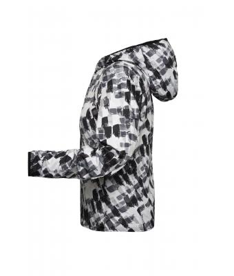Dames Ladies' Sports Jacket Zwart-grijs-bedrukt 10251