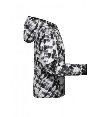 Dames Ladies' Sports Jacket Zwart-grijs-bedrukt 10251
